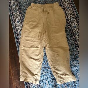 Ilana Kohn Woven Pogi Pant, biscuit color way